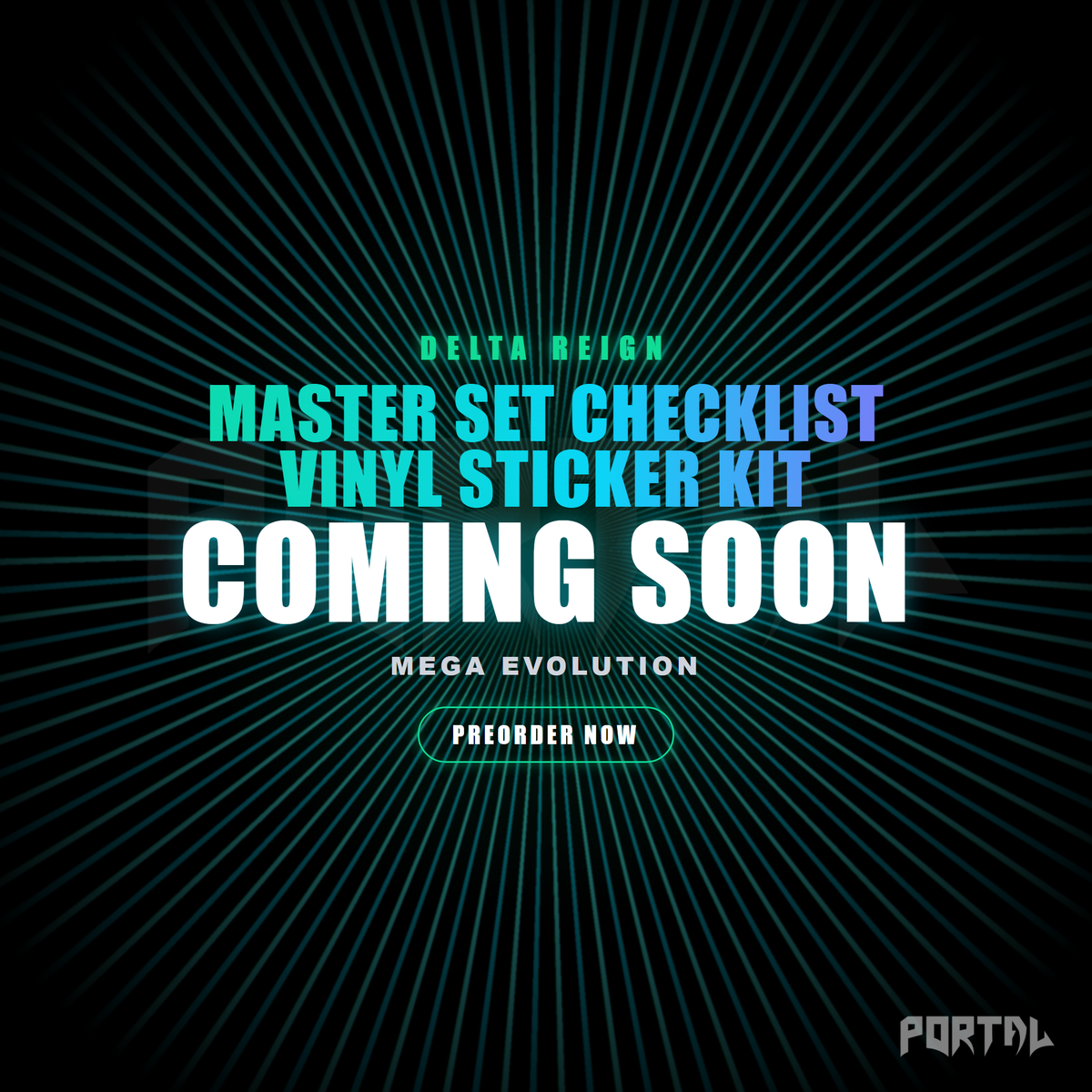 Delta Reign - Master Set Checklist Vinyl Sticker Kit - Pokemon - coming soon