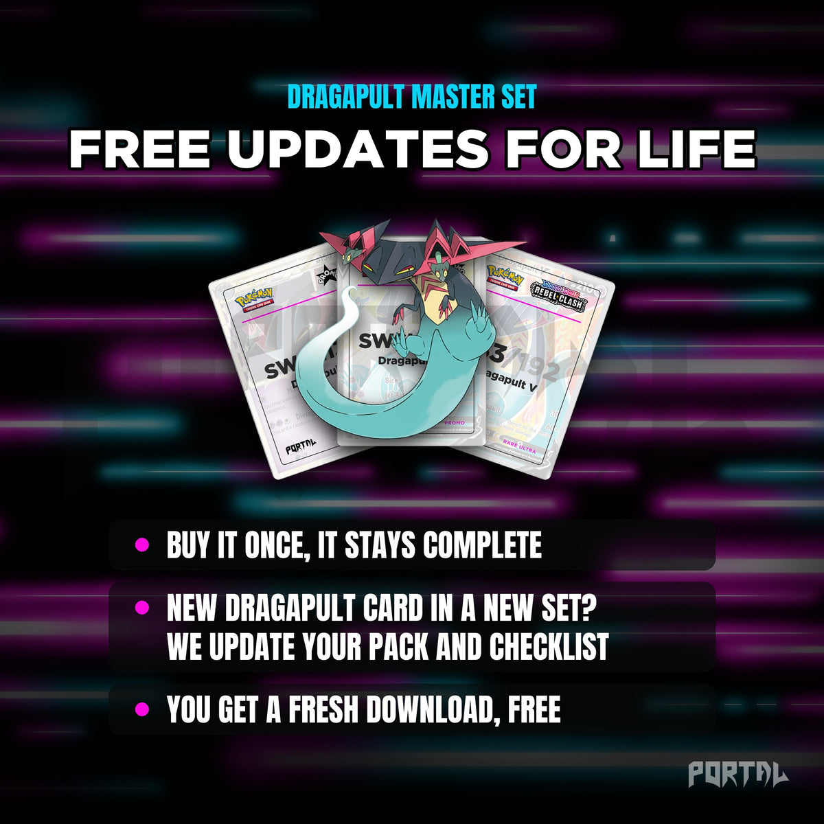 Dragapult placeholders: free updates for life