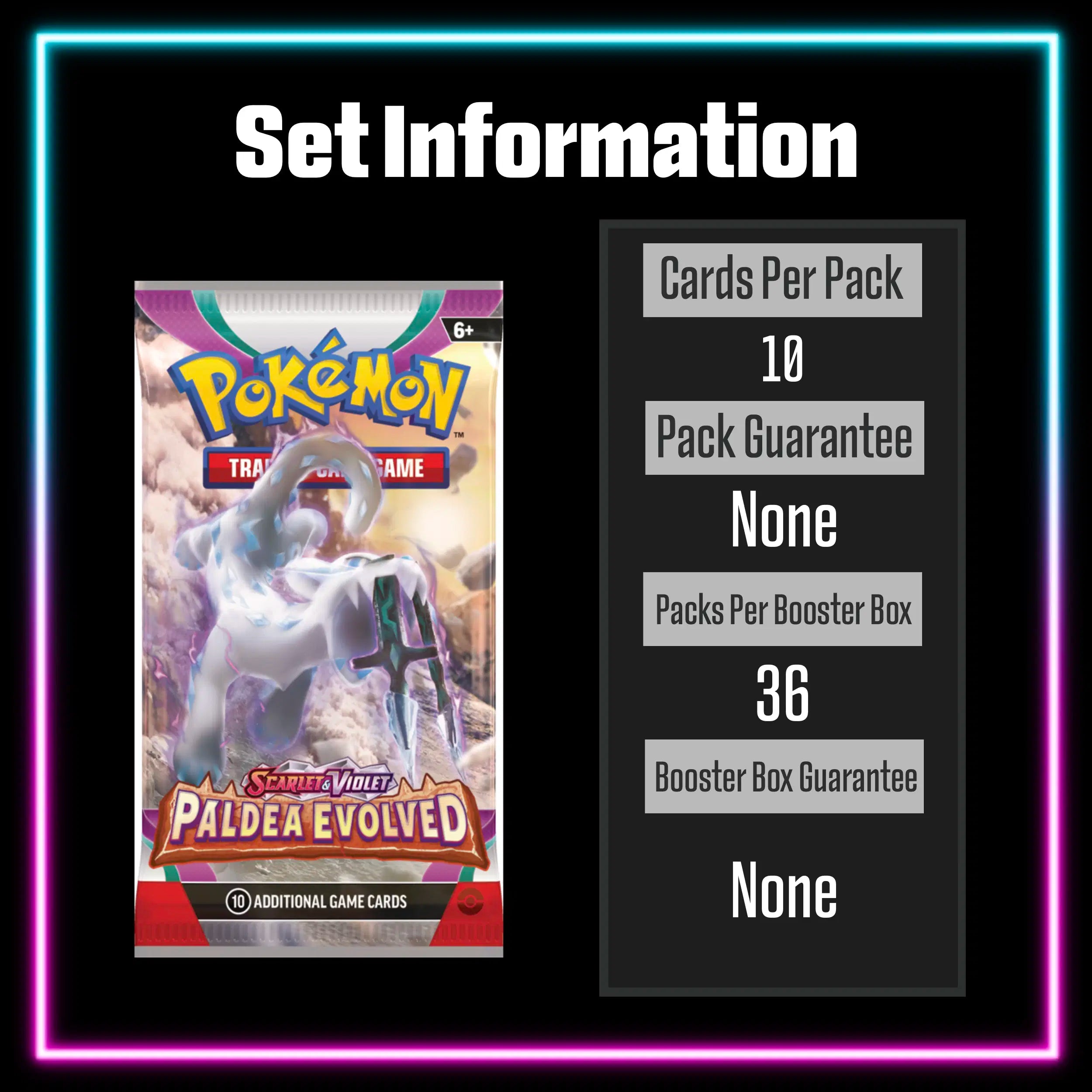 Pokemon Paldea Evolved master set checklist vinyl sticker kit, sheet 6, Portal Customs