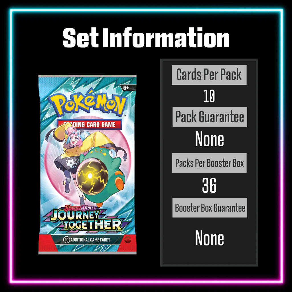 Pokemon Journey Together master set checklist vinyl sticker kit, sheet 7, Portal Customs