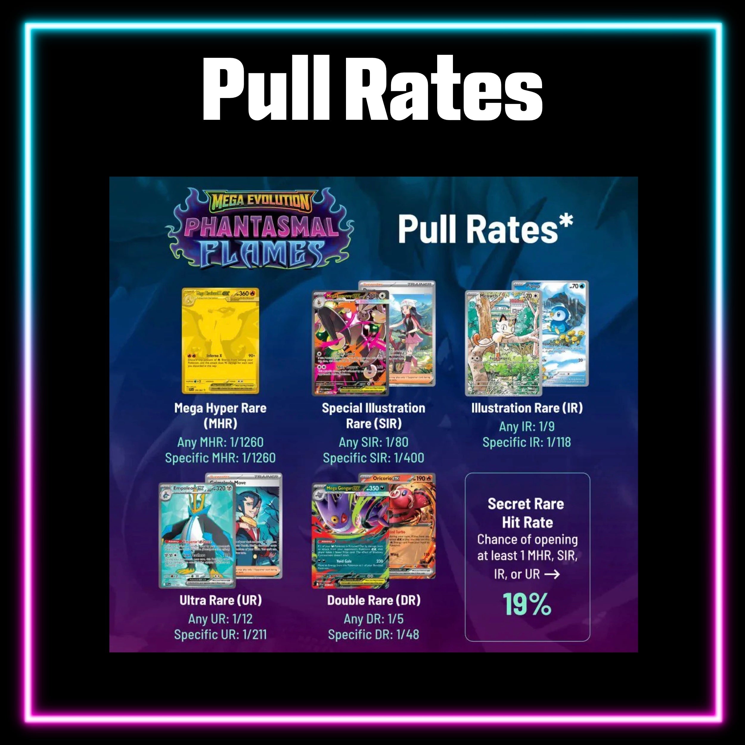 Pokemon Phantasmal Flames master set checklist vinyl sticker kit, sheet 6, Portal Customs