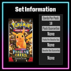 Pokemon Paldean Fates master set checklist vinyl sticker kit, sheet 6, Portal Customs