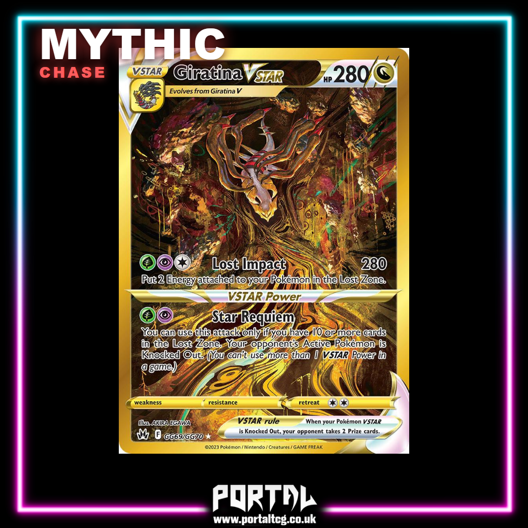 Mythic chase, Giratina VSTAR, Portal TCG