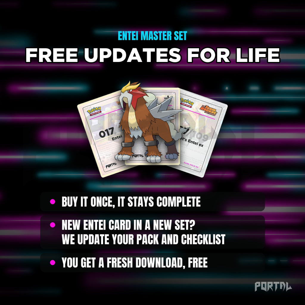 Entei placeholders: free updates for life