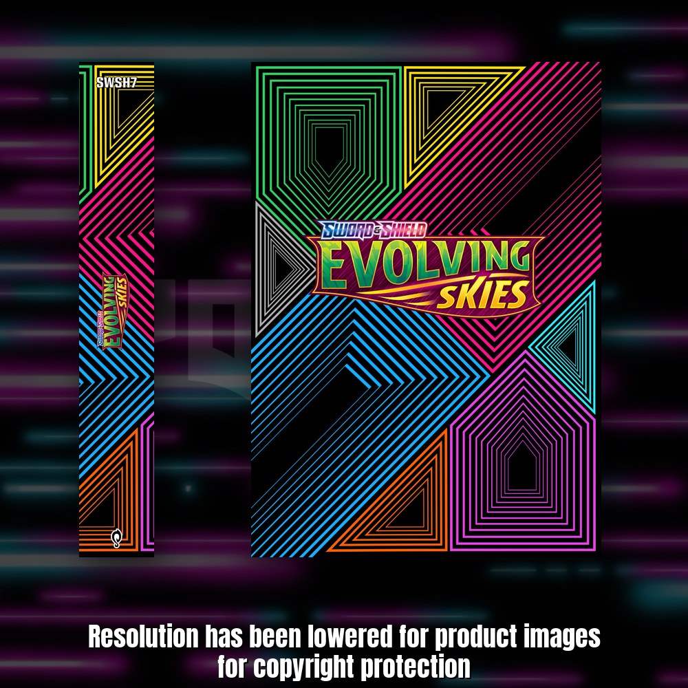 Evolving Skies master set checklist vinyl sticker kit