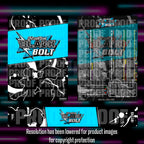 Pokemon Black Bolt English master set checklist vinyl sticker kit by Portal Customs