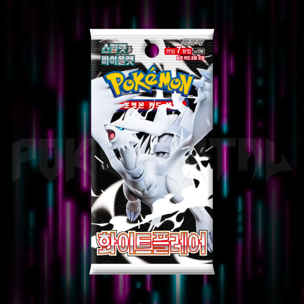 Pokemon, Scarlet & Violet, White Flare, sv11w, Korean Booster Pack, Portal TCG