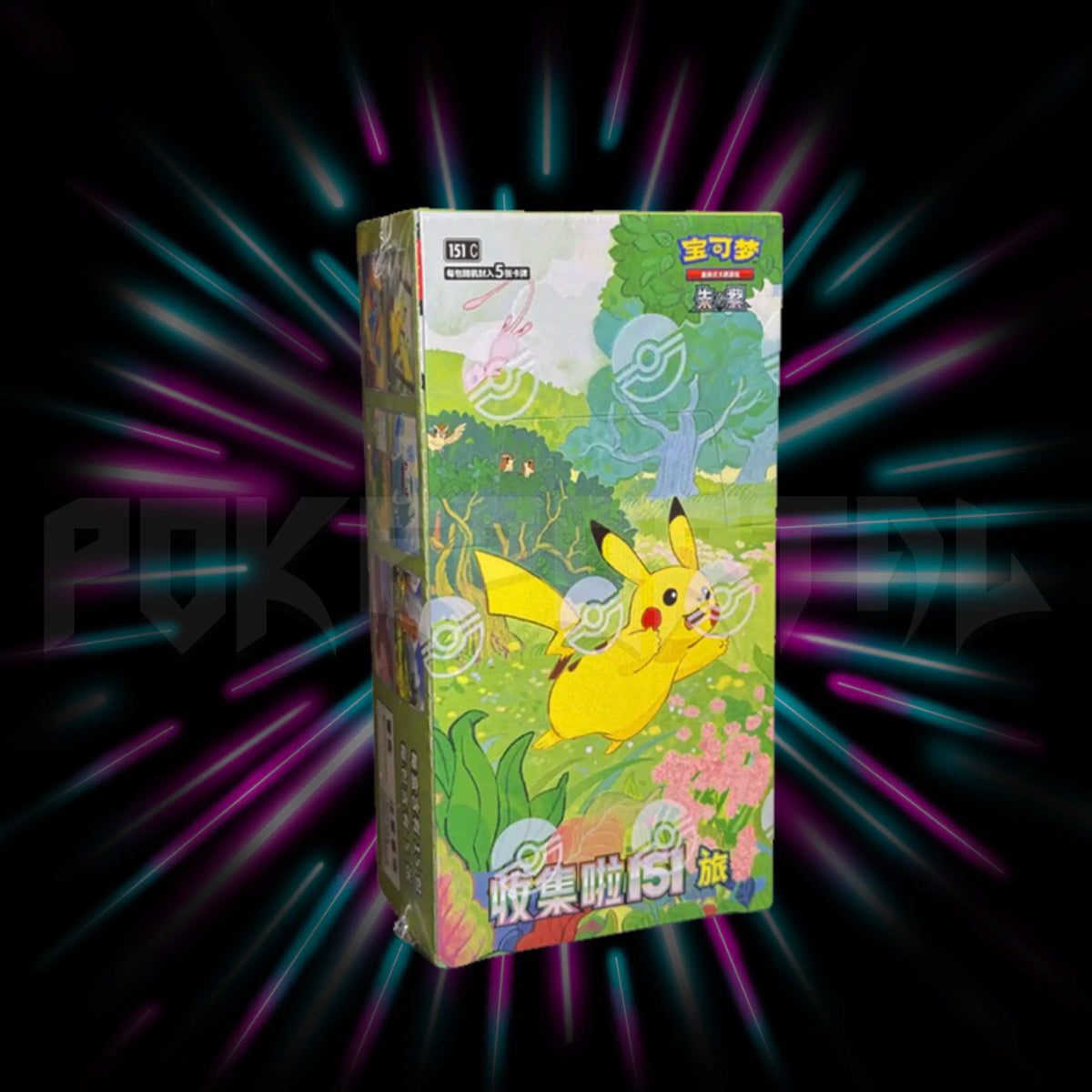 Pokemon - Collect 151 Journey - 151C - Simplified - Chinese Slim Booster Box, Portal TCG