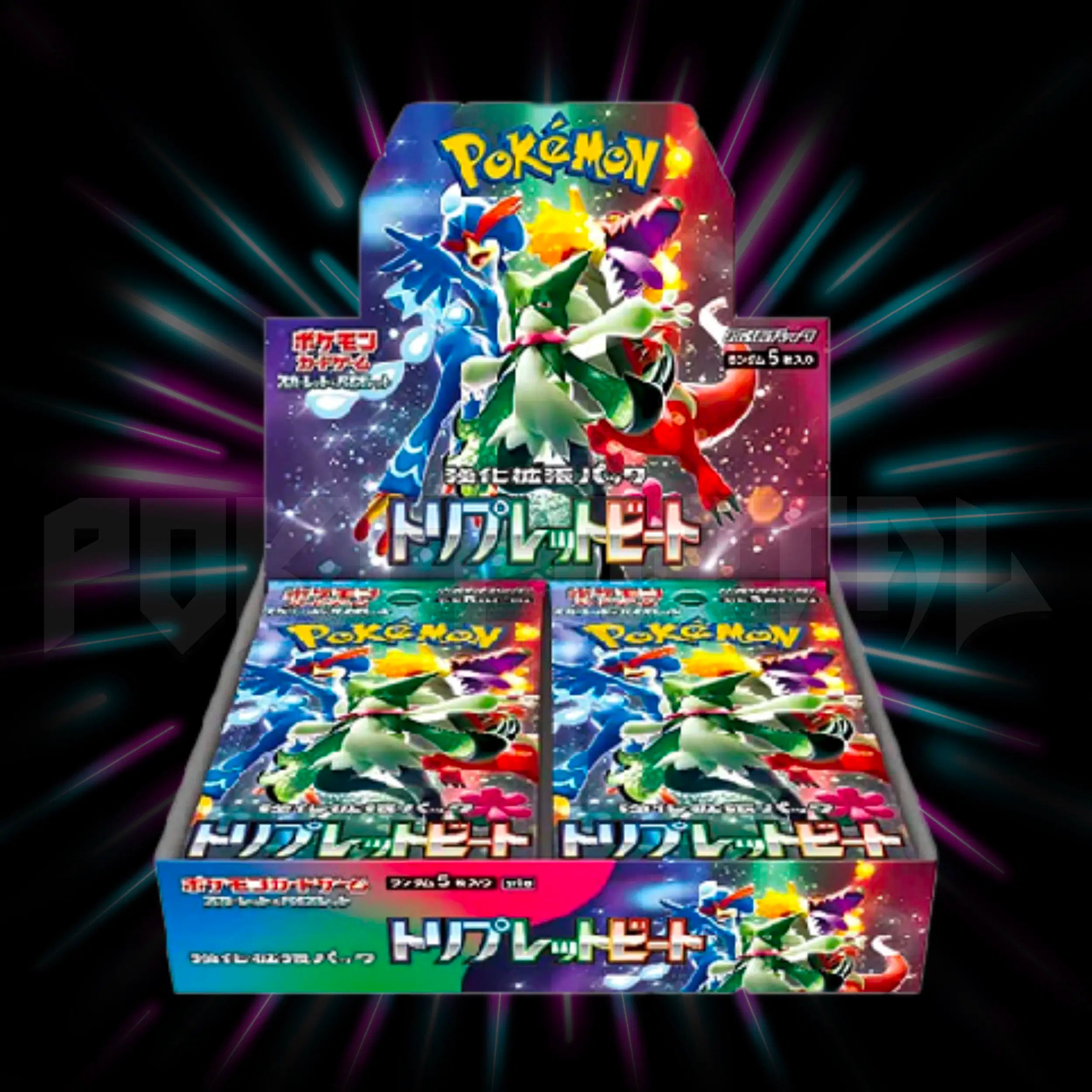japanese triple beat booster box Pack Wenzel TCG and Quaxly in the first subset for the Scarlet 300 Card Booster Box Pokmon