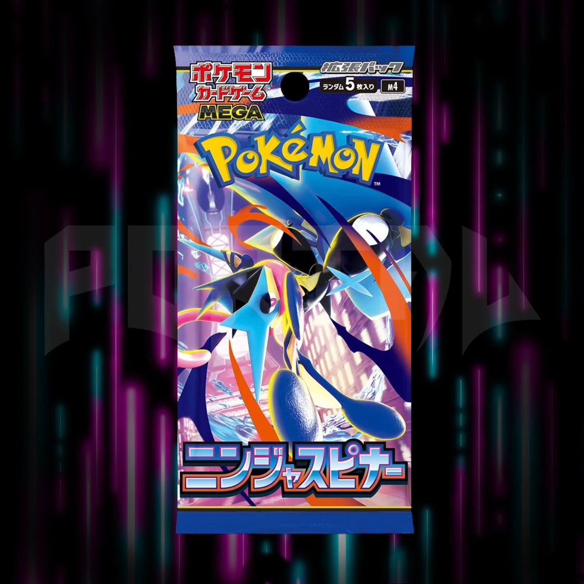 Ninja Spinner Japanese Pokemon booster pack, Mega Evolutions, Portal TCG