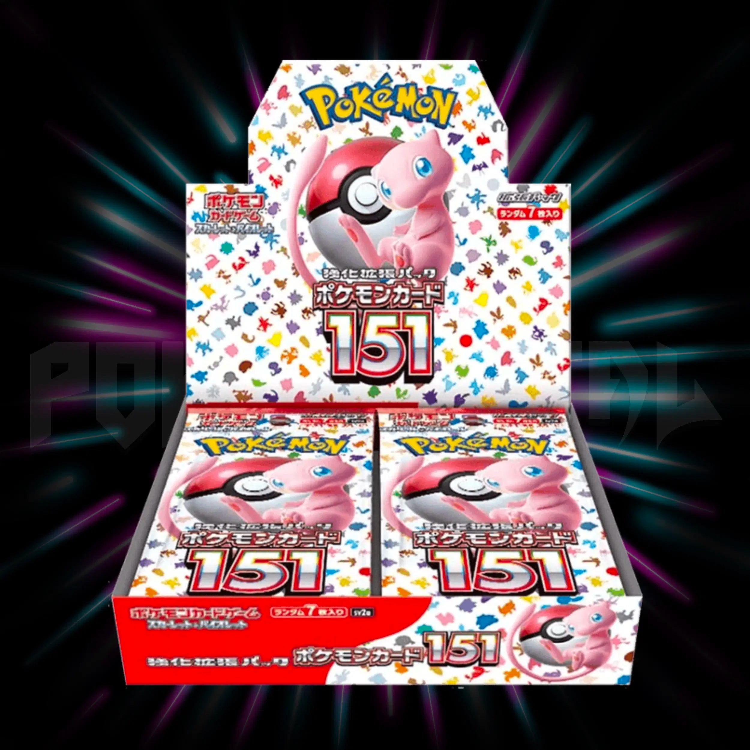 Pokemon - Scarlet & Violet - 151 - sv2a - Japanese Booster Box — Portal TCG