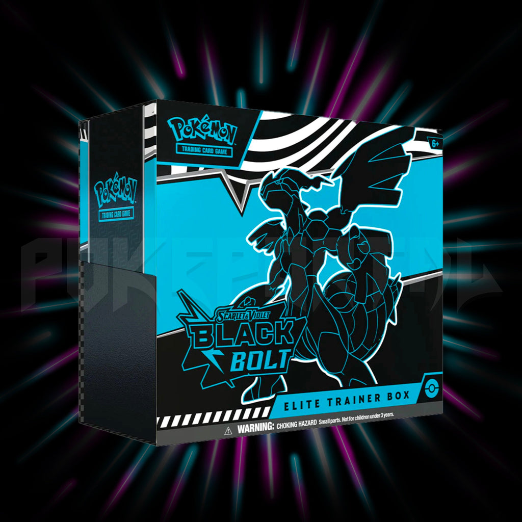 Pokemon, Scarlet & Violet, Black Bolt, Elite Trainer Box, Portal TCG
