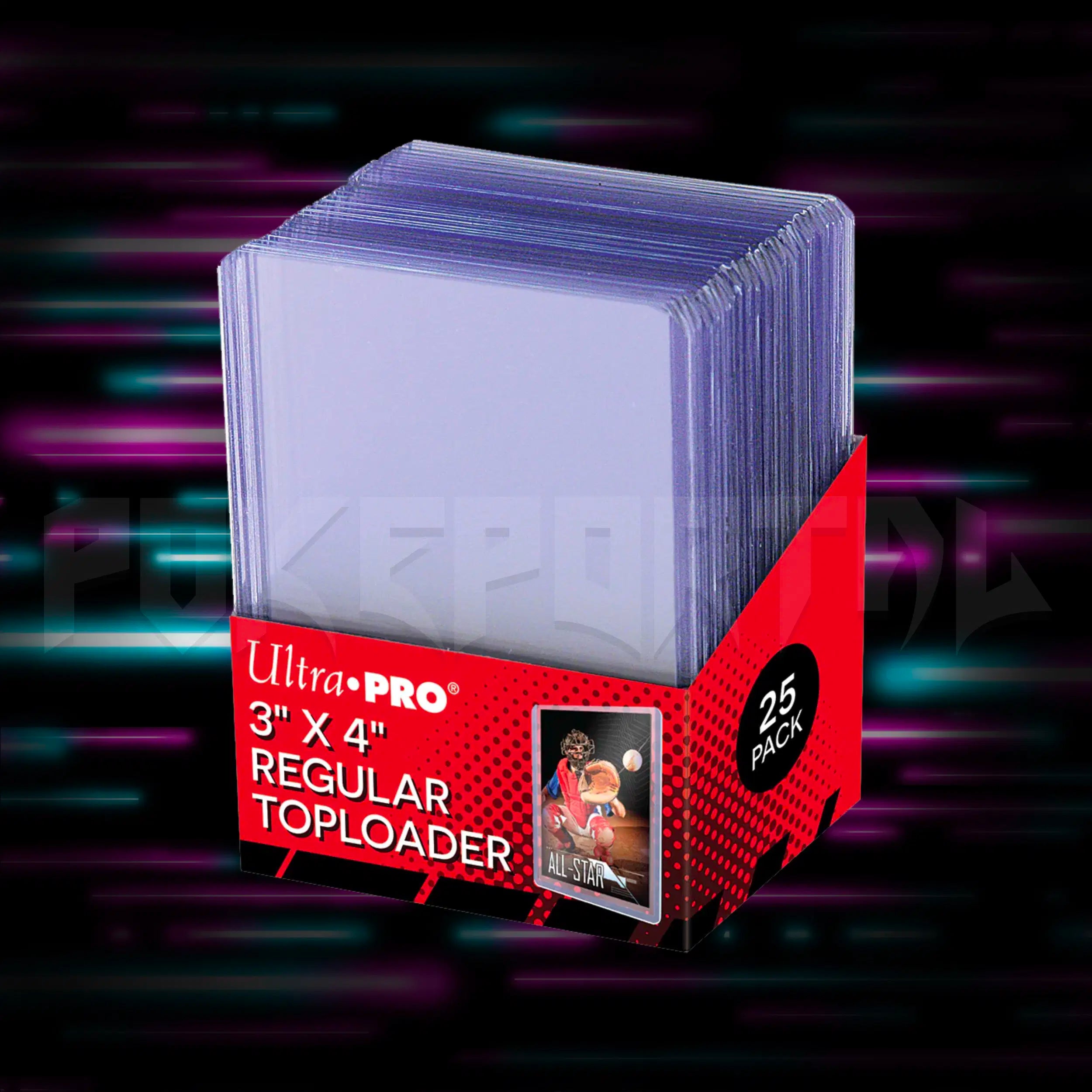 Ultra Pro 3" x 4" Regular Toploader (25.ct) — Portal TCG