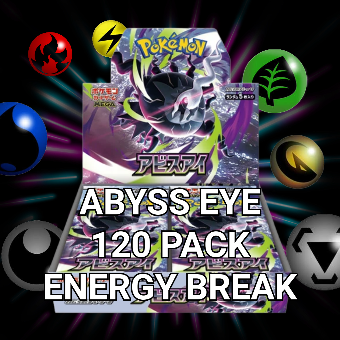 ABYSS EYE 120 PACK JAPANESE Energy Break (Friday) — LIVE OPENING ONLY — Pokemon — Portal TCG