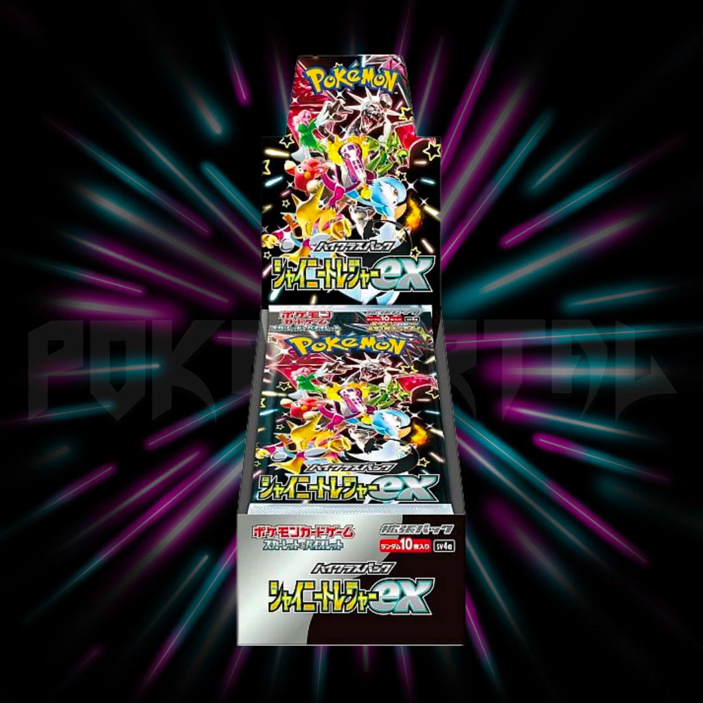 Pokemon, Scarlet & Violet, Shiny Treasures EX, sv4a, Japanese Booster Box, Portal TCG