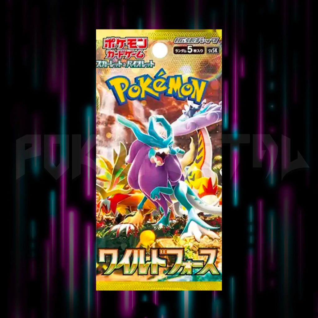 Pokemon, Scarlet & Violet, Wild Force, sv5K, Japanese Booster Pack, Portal TCG