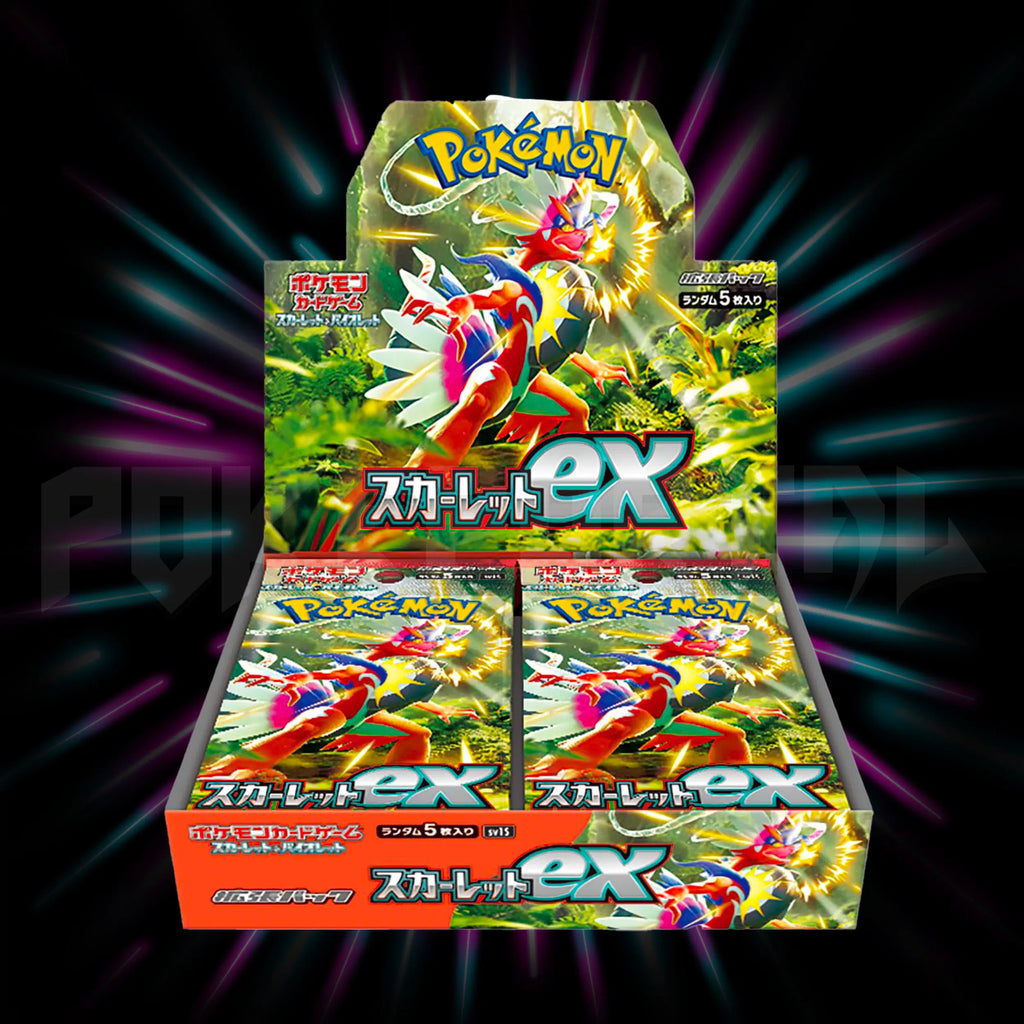 Pokemon, Scarlet & Violet, Scarlet EX, sv1S, Japanese Booster Box, Portal TCG
