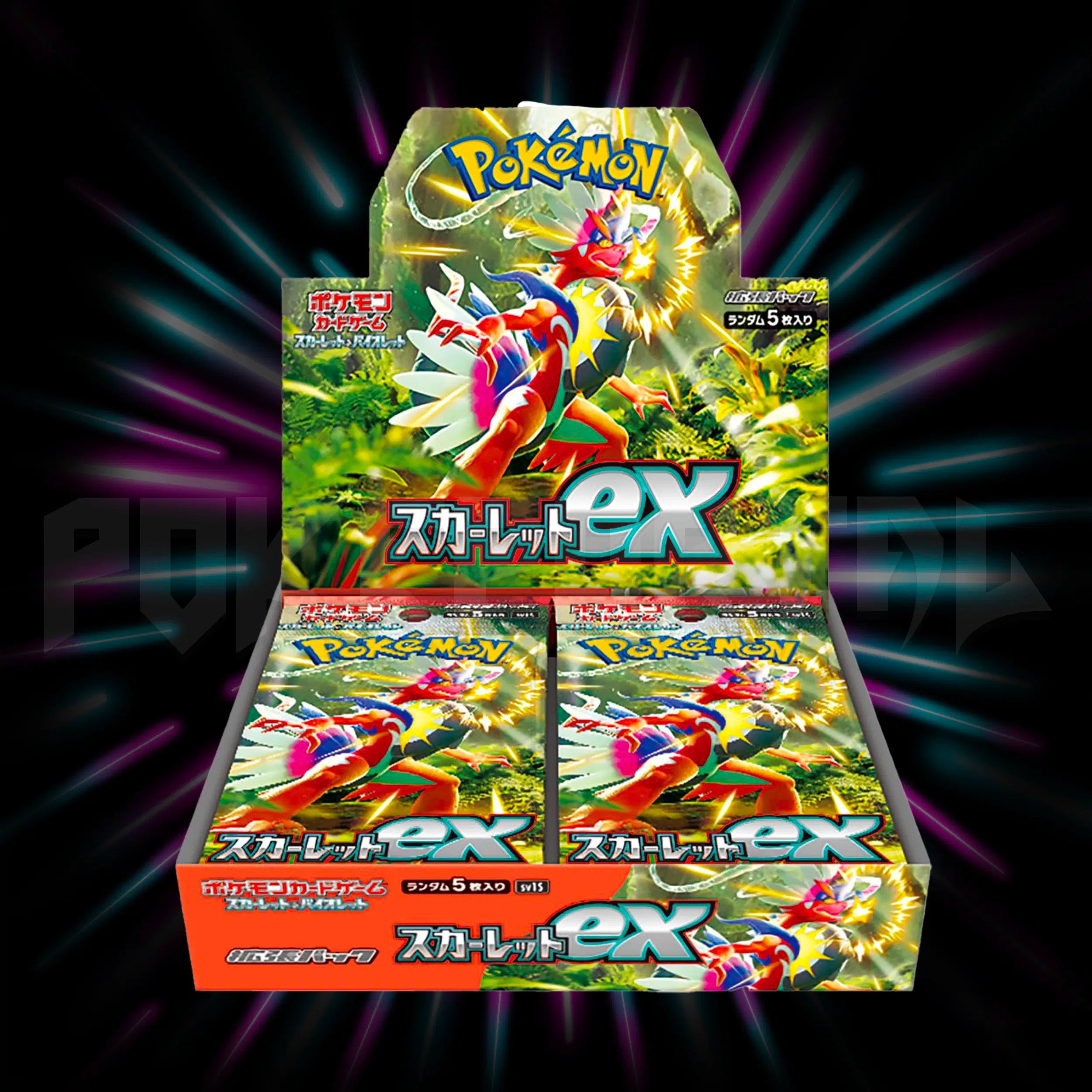 Pokemon - Scarlet & Violet - Scarlet EX - sv1S - Japanese Booster Box — Portal TCG