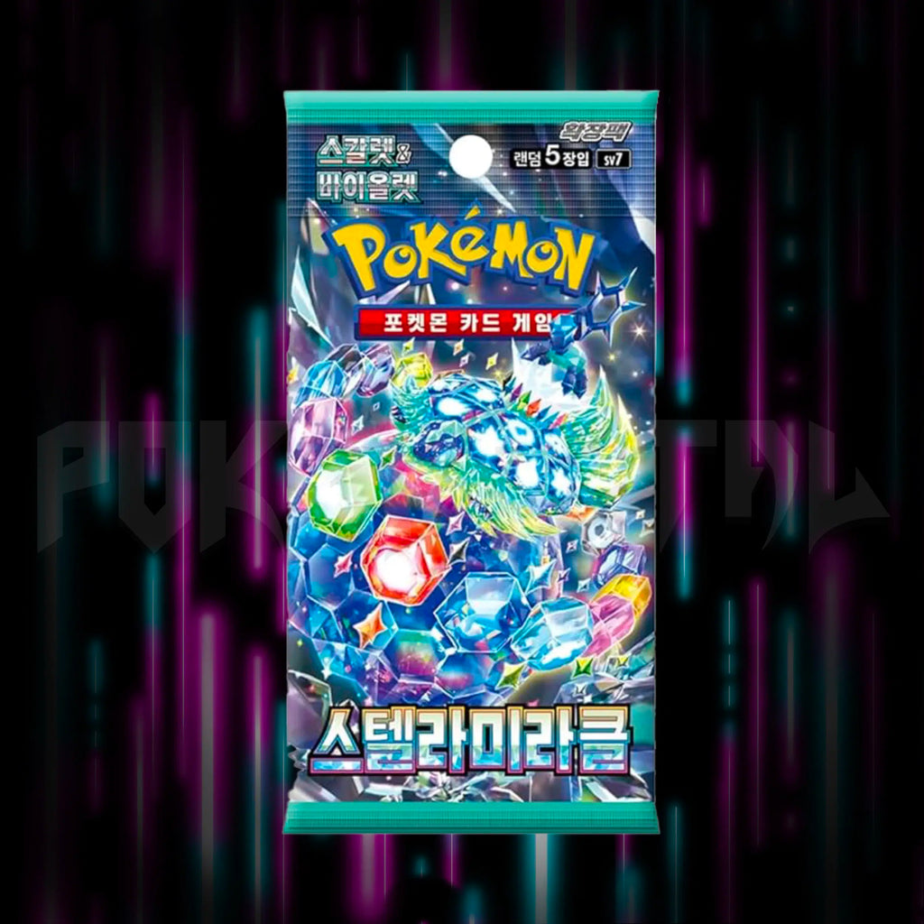 Pokemon, Scarlet & Violet, Stellar Miracle, sv7, Korean Booster Pack, Portal TCG