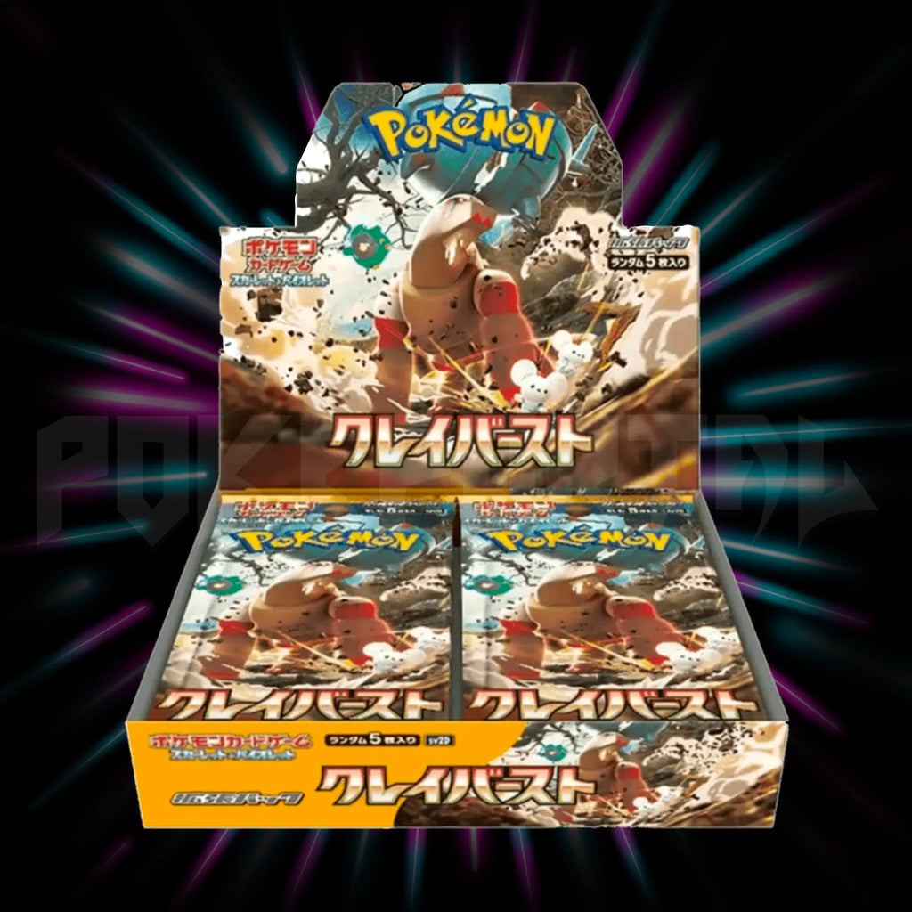 Pokemon, Scarlet & Violet, Clay Burst, sv2D, Japanese, Booster Box, Portal TCG