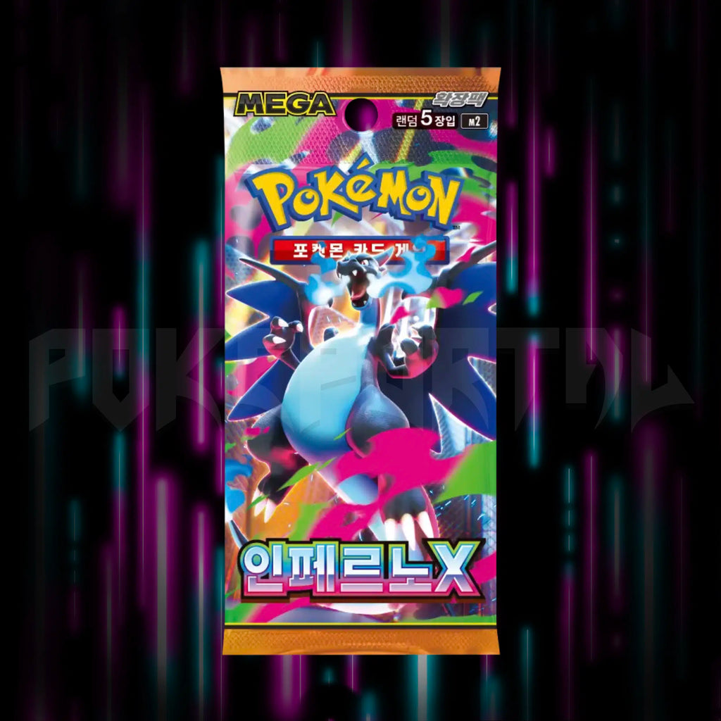 Pokemon, Mega Evolutions, Inferno X, m2, Korean Booster Pack, Portal TCG