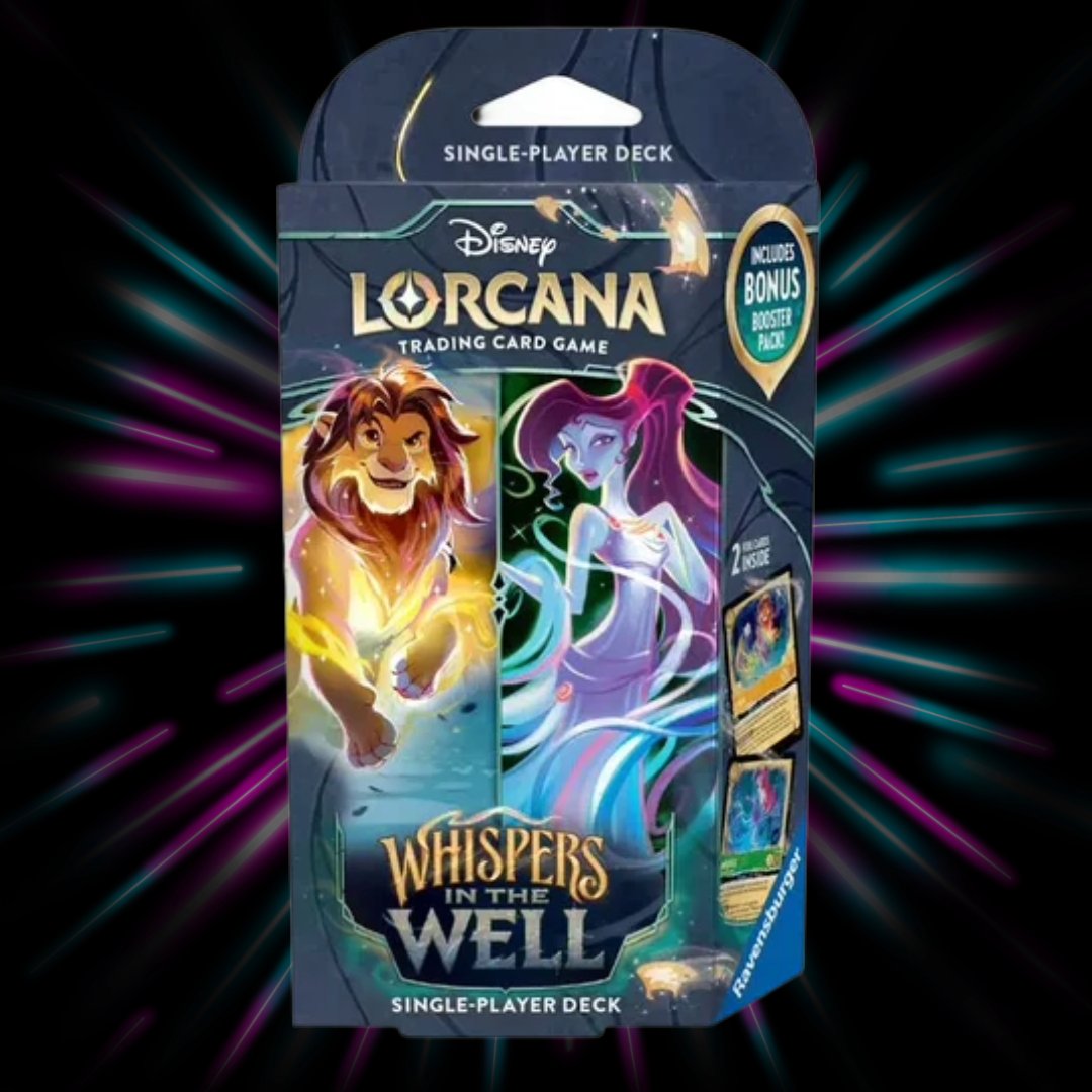 Disney Lorcana - Whispers in the Well - Single Player Starter Deck — Portal TCG