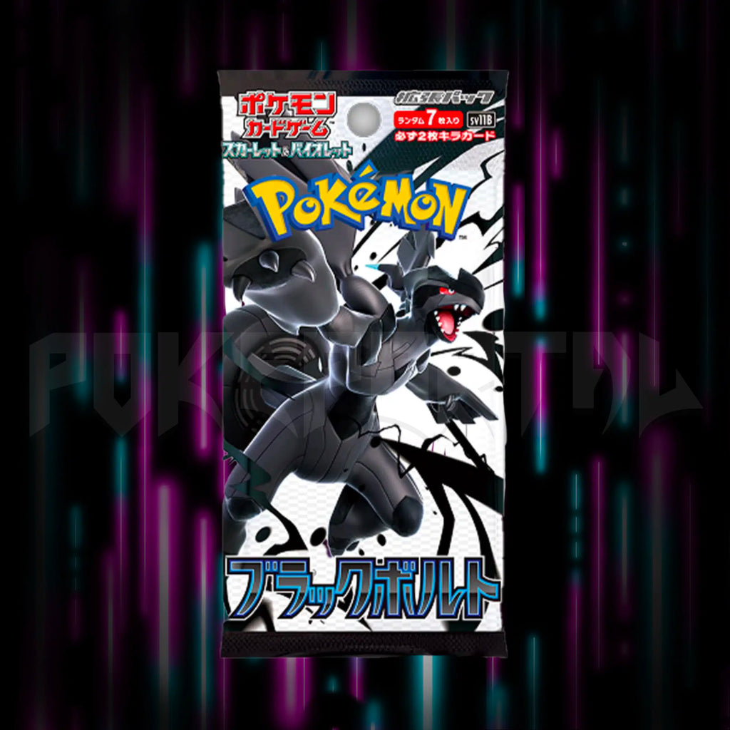 Pokemon, Scarlet & Violet, Black Bolt, sv11b, Japanese Booster Pack, Portal TCG