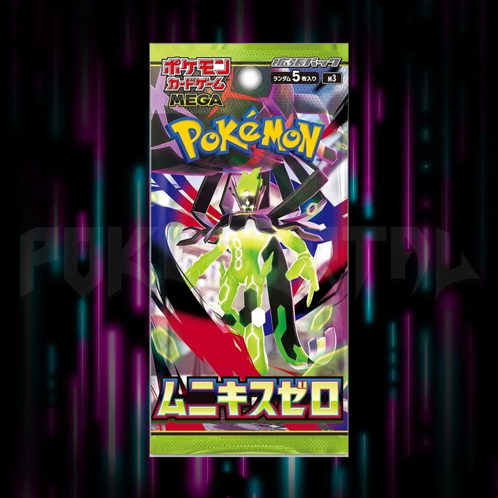 Nihil Zero Japanese Pokemon booster pack, Mega Evolutions, Portal TCG