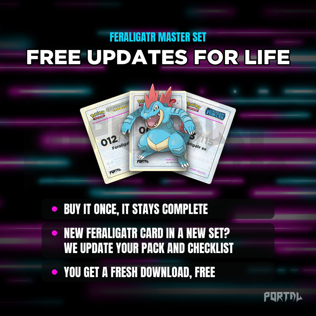 Feraligatr placeholders: free updates for life