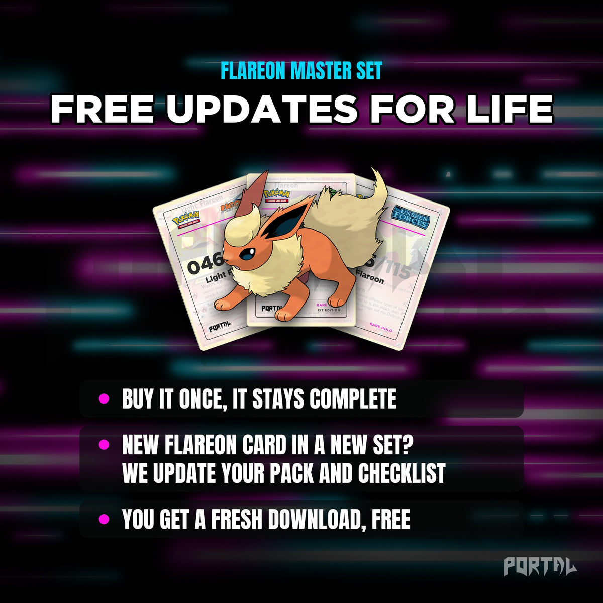 Flareon placeholders: free updates for life