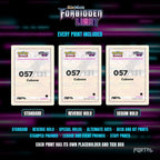 Pokemon Forbidden Light master set placeholders, every print included, Portal TCG