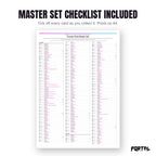 Pokemon Furious Fists master set placeholders, the checklist included in the download, Portal TCG