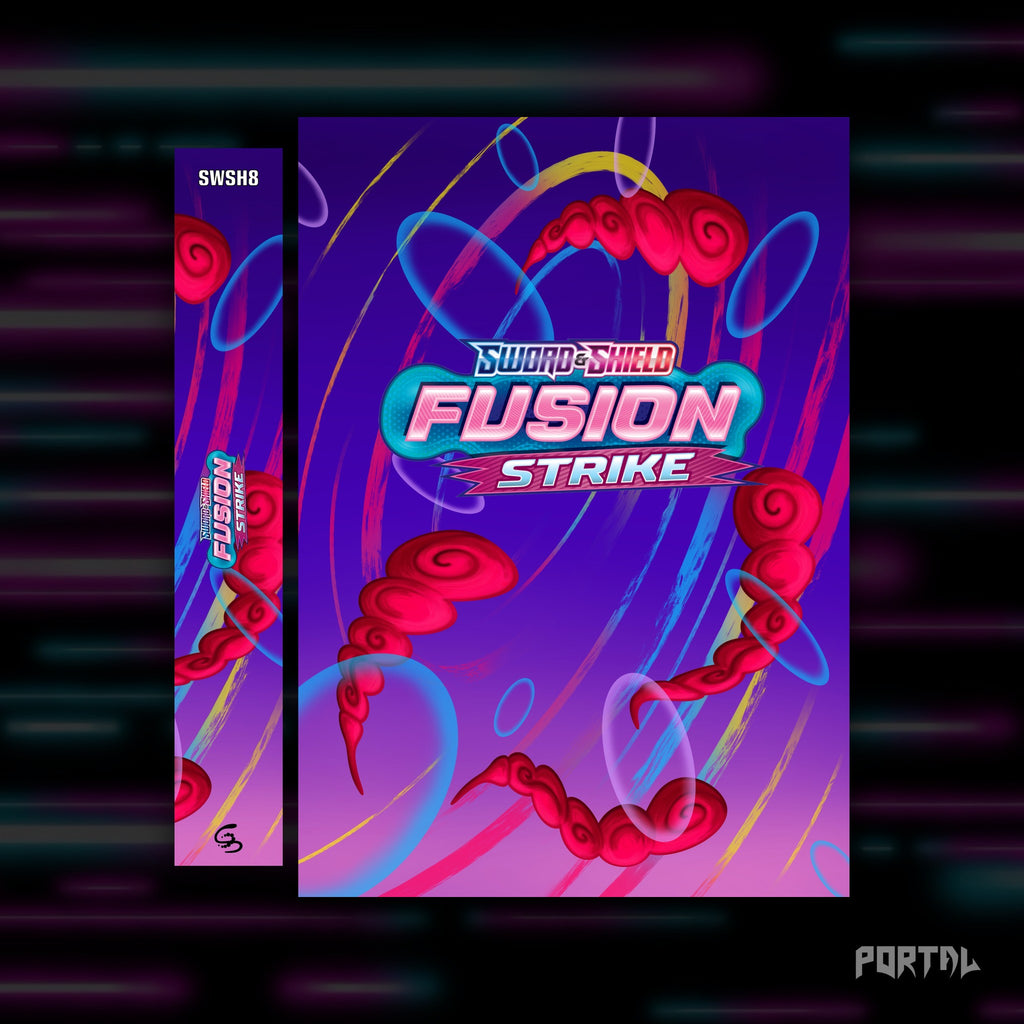Pokemon Fusion Strike master set checklist kit, cover and spine, Portal TCG