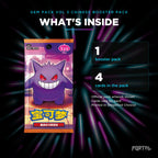 Gem Pack Vol 3 Simplified Chinese booster pack, what's inside: 4 cards. Official pack artwork shown.