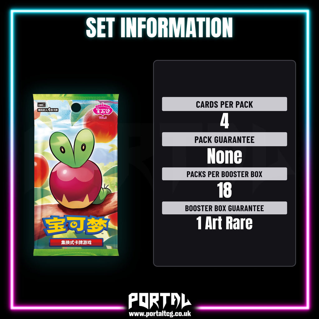 Pokemon Gem Pack Vol 6 Simplified Chinese Booster Pack, photo 3 of 5, Portal TCG