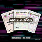 Pokemon Generations master set placeholders, digital download, Portal TCG