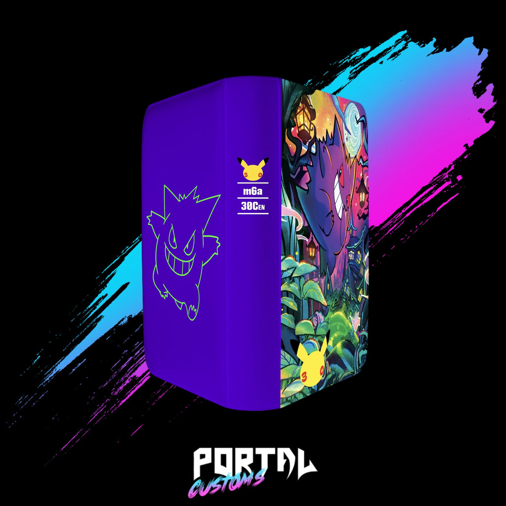 Pokemon Gengar 30th Anniversary Binder, spine art with badge, photo 1 of 5, Portal TCG