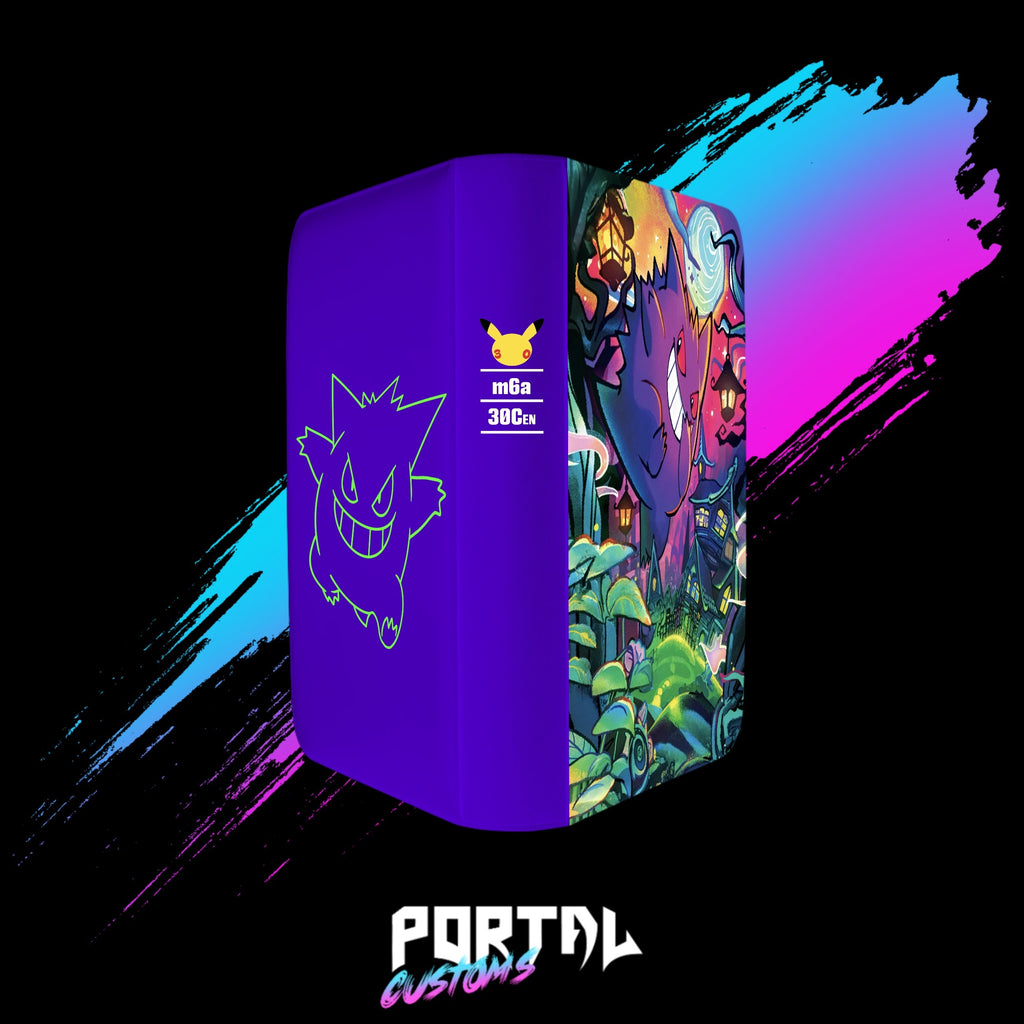 Pokemon Gengar 30th Anniversary Binder, spine art with badge, photo 2 of 5, Portal TCG