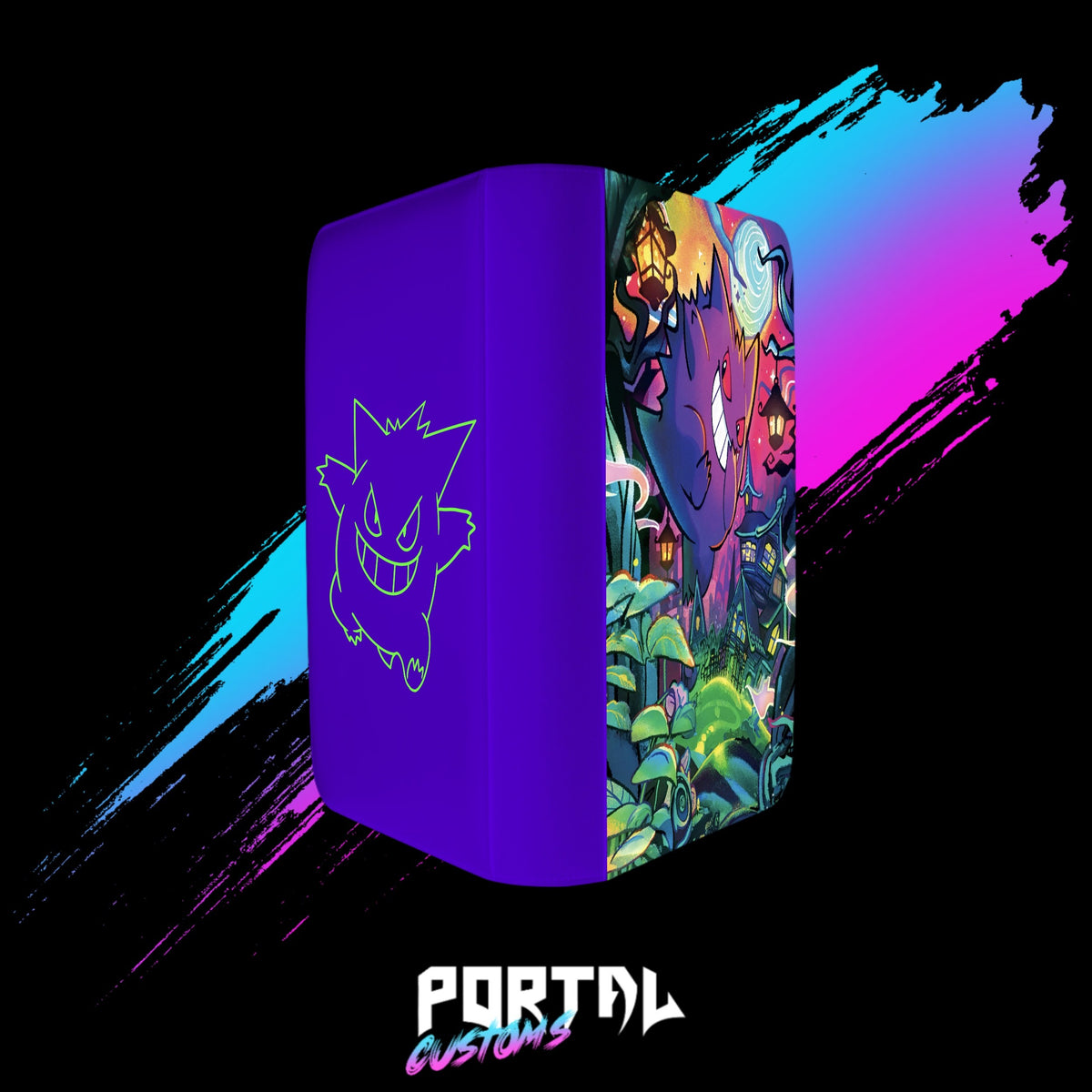 Pokemon Gengar 30th Anniversary Binder, spine art, photo 3 of 5, Portal TCG