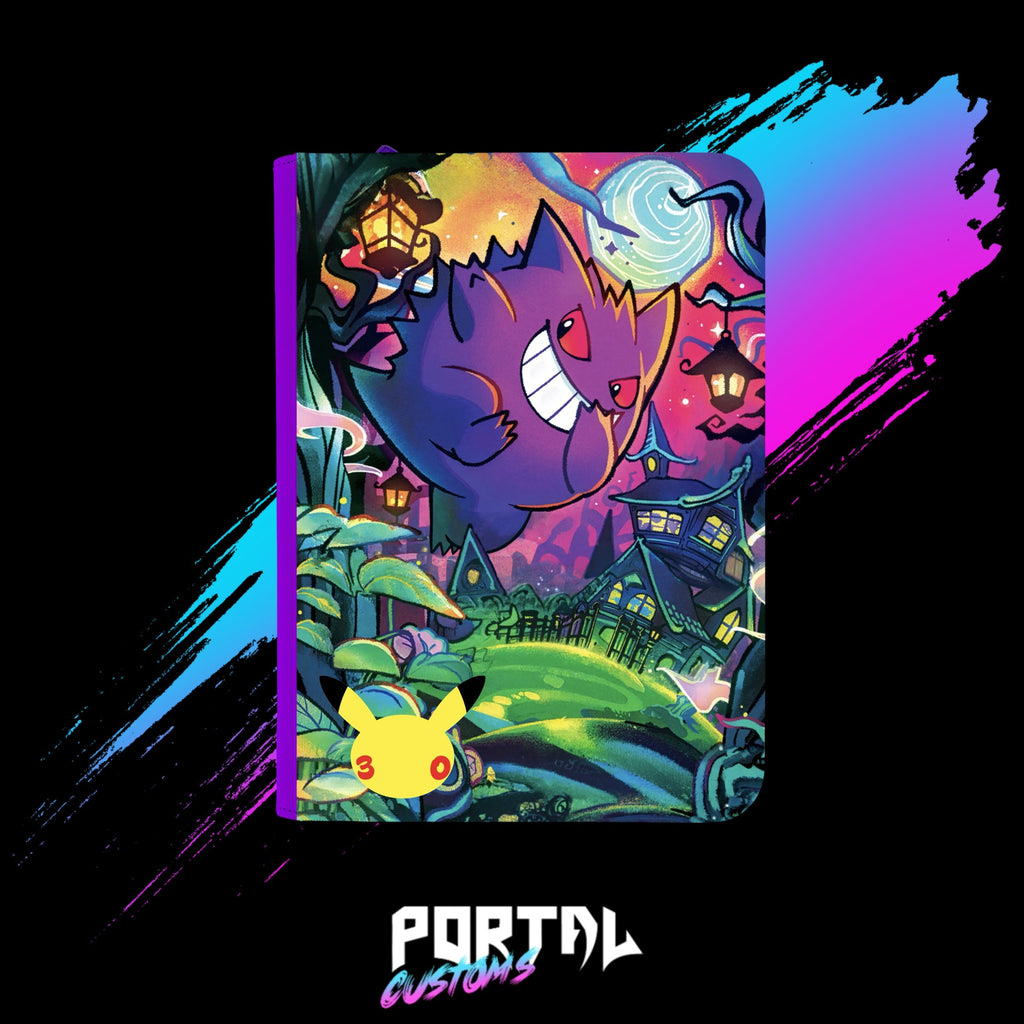 Pokemon Gengar 30th Anniversary Binder, front art, photo 4 of 5, Portal TCG