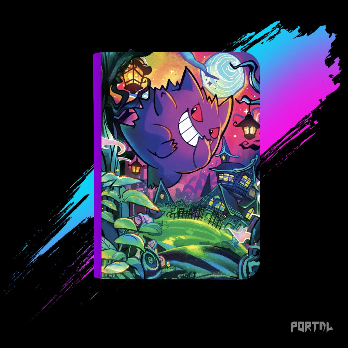 Pokemon Gengar 30th Anniversary binder, front cover without 30th logo, Portal TCG
