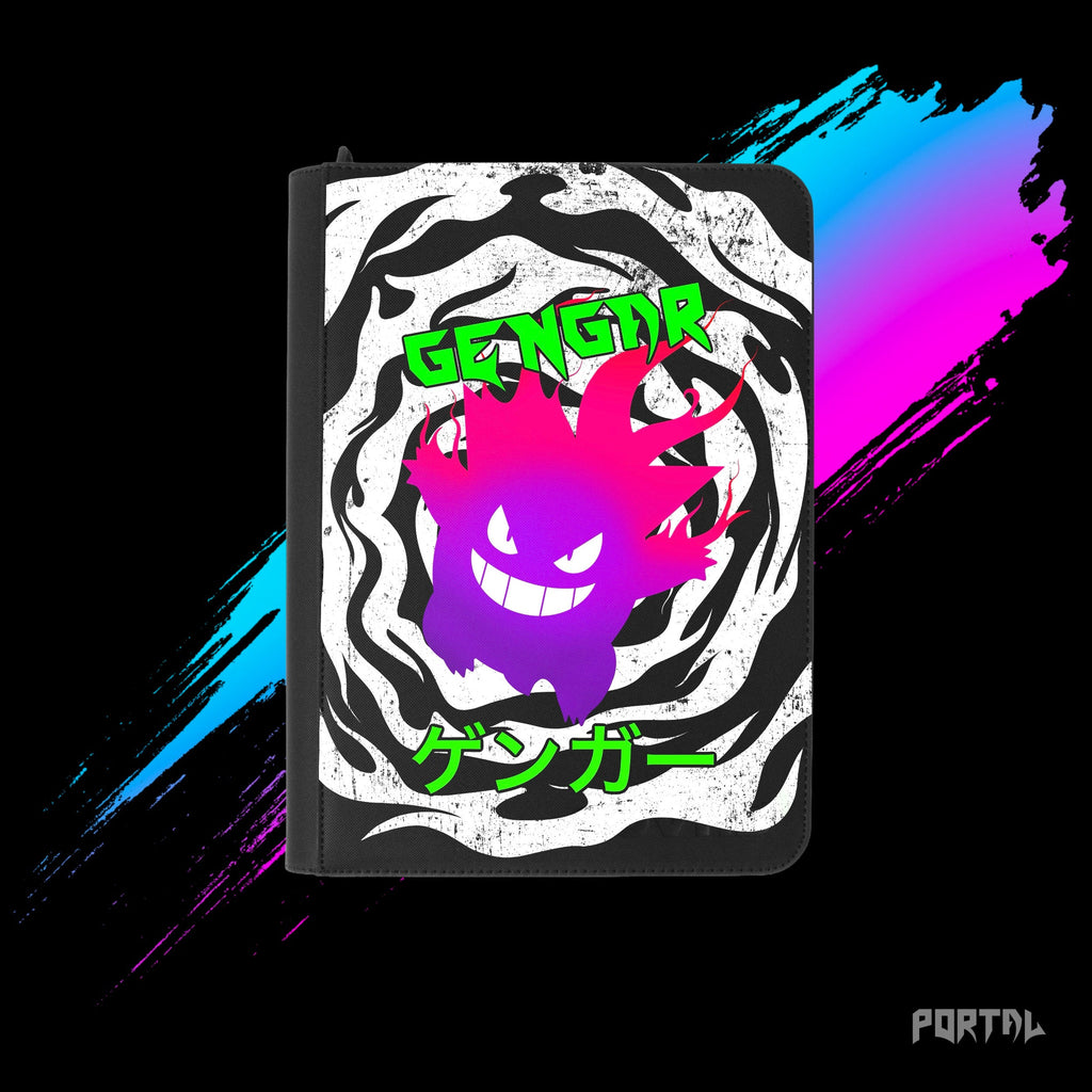 Pokemon Gengar character binder, front cover, Portal TCG