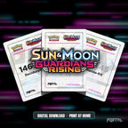 Pokemon Guardians Rising master set placeholders, digital download, Portal TCG