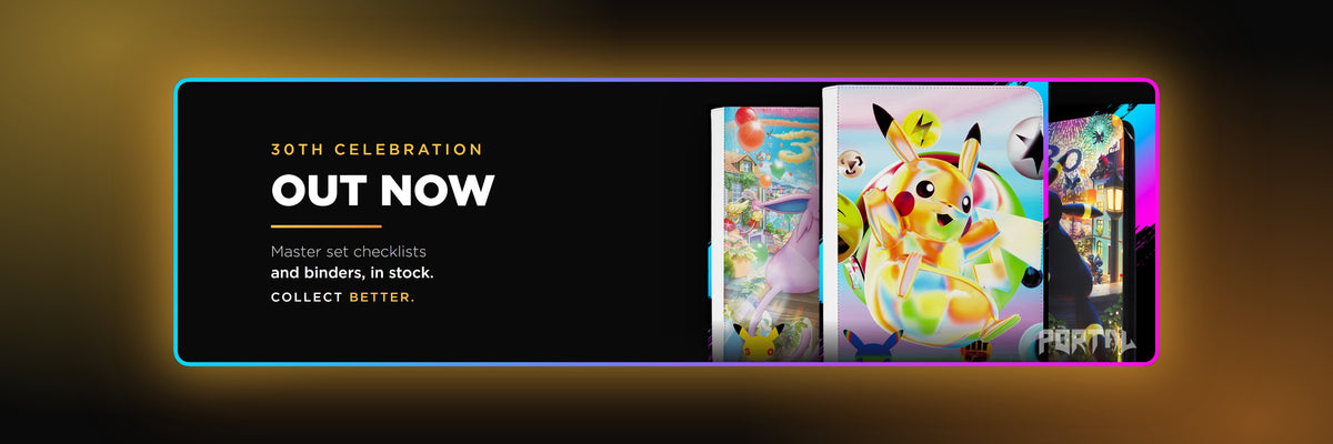 30th Celebration binders and checklists out now, Portal TCG
