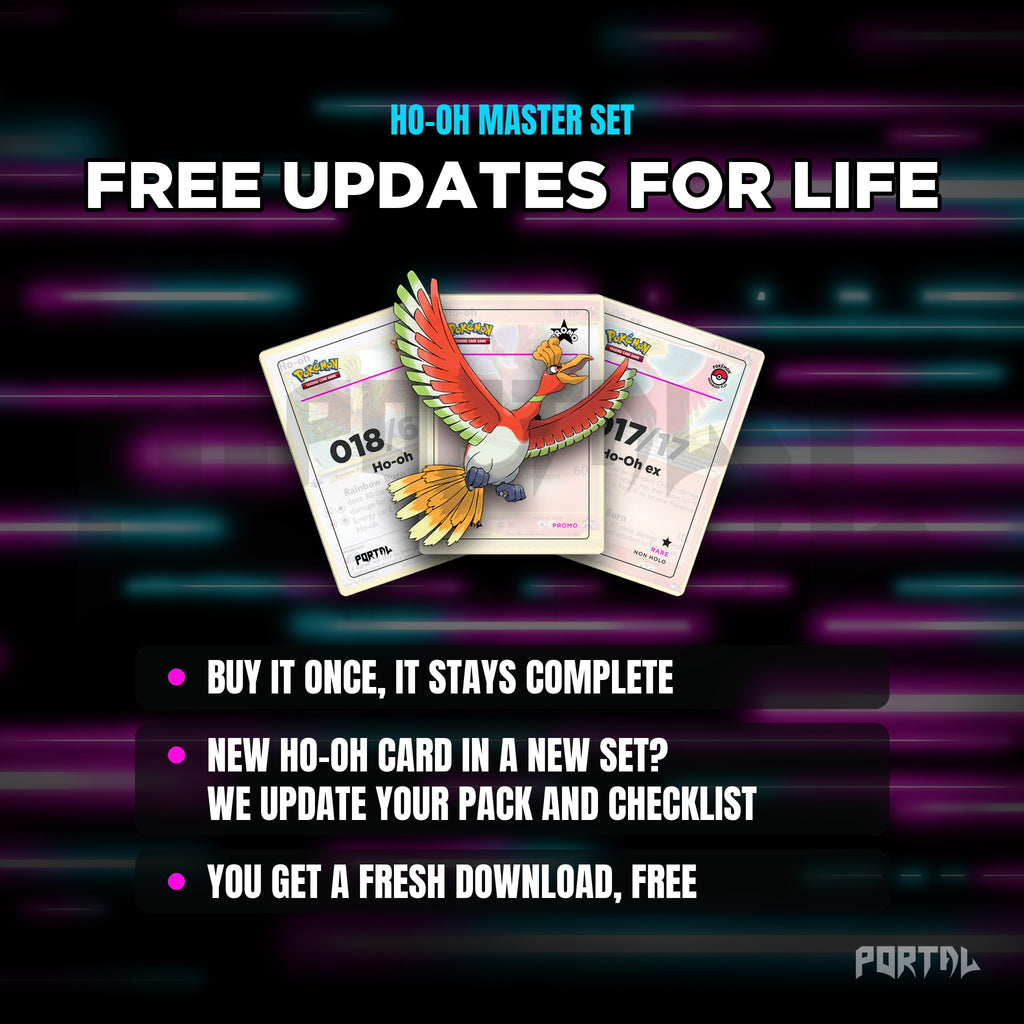Ho-Oh placeholders: free updates for life