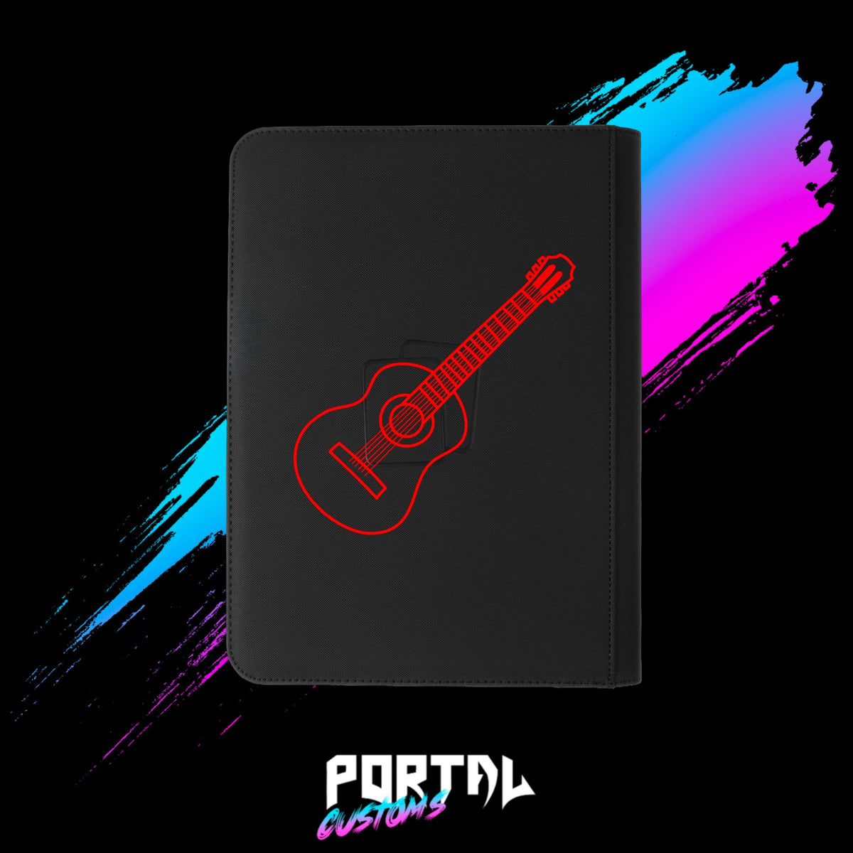 Miguel, Hyperia City Premium Printed Binder, back, Portal TCG