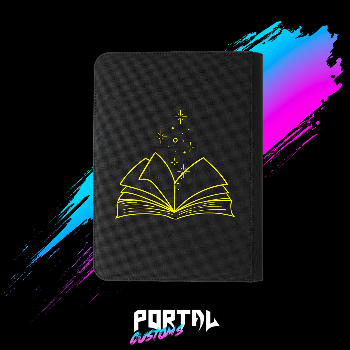 Belle, Hyperia City Premium Printed Binder, back, Portal TCG