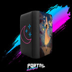 Aurora, Hyperia City Premium Printed Binder, angled no spine, Portal TCG