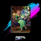 Belle, Hyperia City Premium Printed Binder, front no logo, Portal TCG
