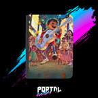 Miguel, Hyperia City Premium Printed Binder, front no logo, Portal TCG